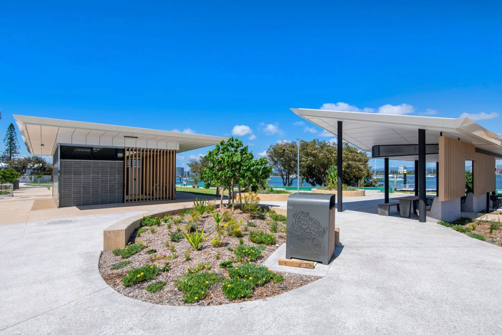 Muriel Henchman Park amenities block constructed by Akela Constructions